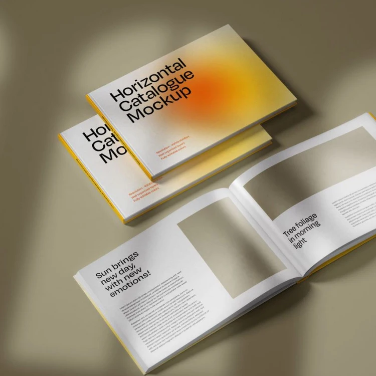 
Customized high quality cheap coated paper catalog printing 