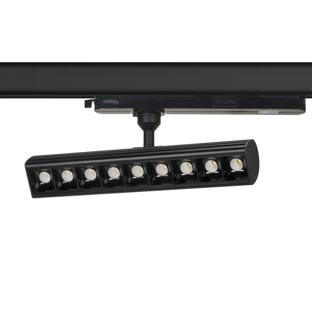 Anti-glare UGR7-10 3phase Adapter Linear 23W LED Track Lighting