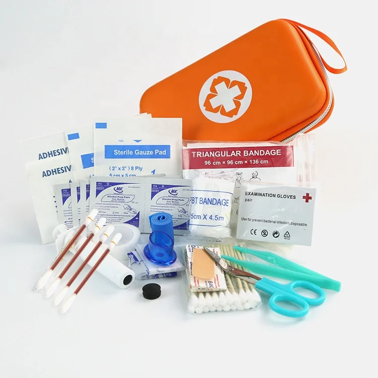 EVA Hard Box Waterproof Medical Bag Equipment Mini First Aid Kit for Gift Car Home Camping Use