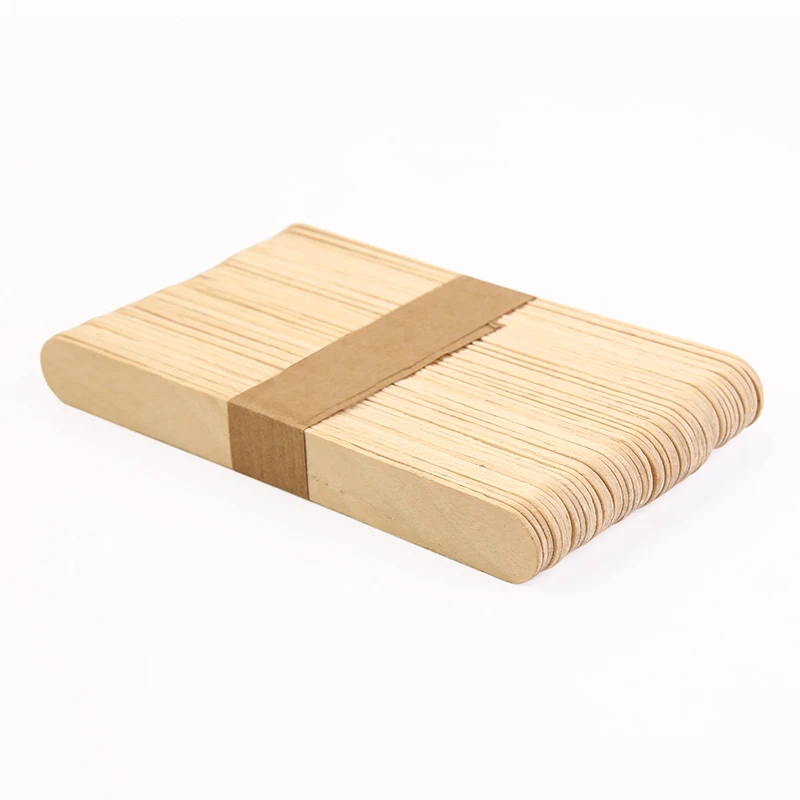 Biodegradable Smooth natural Birch Wood Stick Ice Cream Sticks