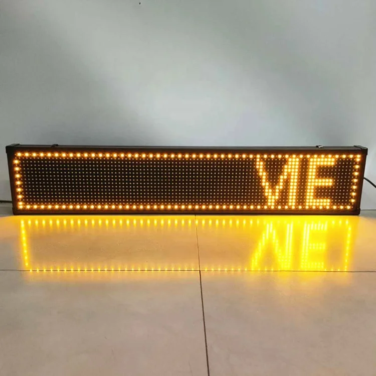 Hot selling high quality open SMD 100x20cm led display light sign