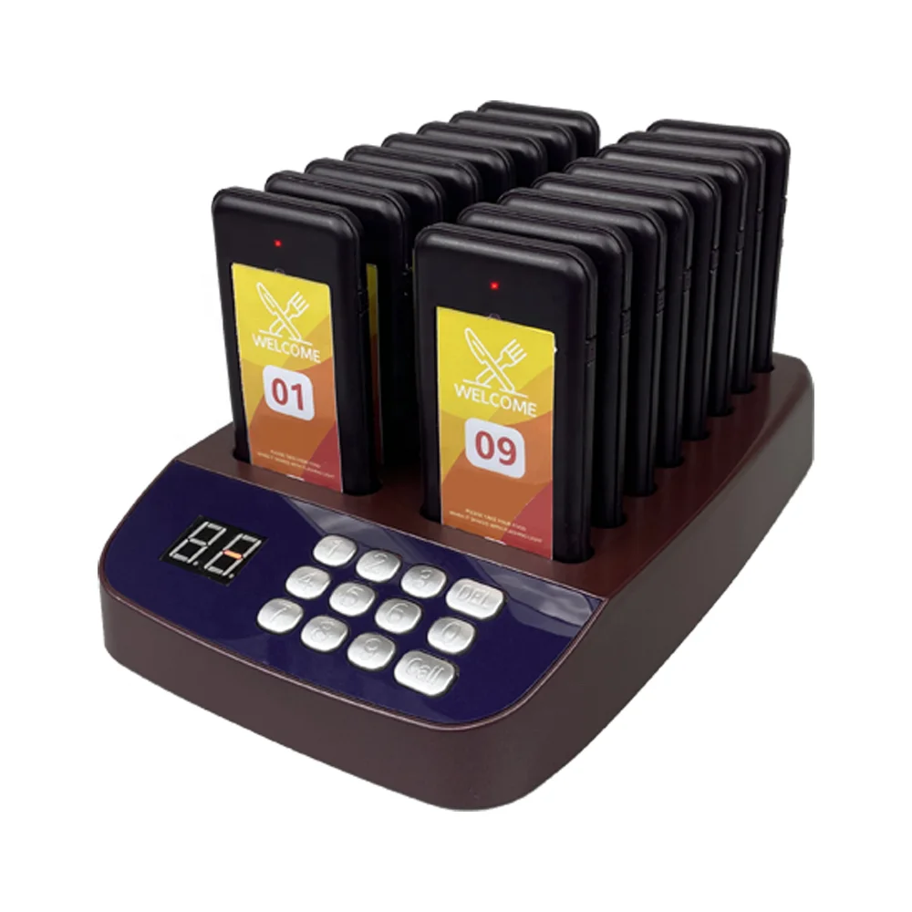 Vibrator Service Buzzer Waiter Beeper Table Numbers Wireless Restaurant Guest Pager System