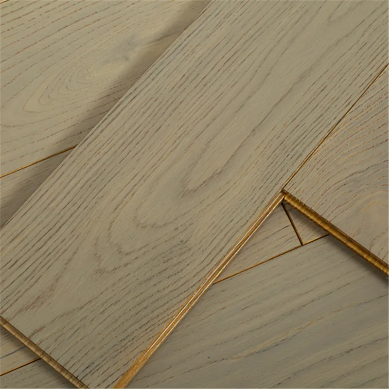 New Color Engineered Timber Oak Flooring White Brushed Parquet Oak Solid Hard Wood Flooring Fumed Hardwood Oak Flooring indoor