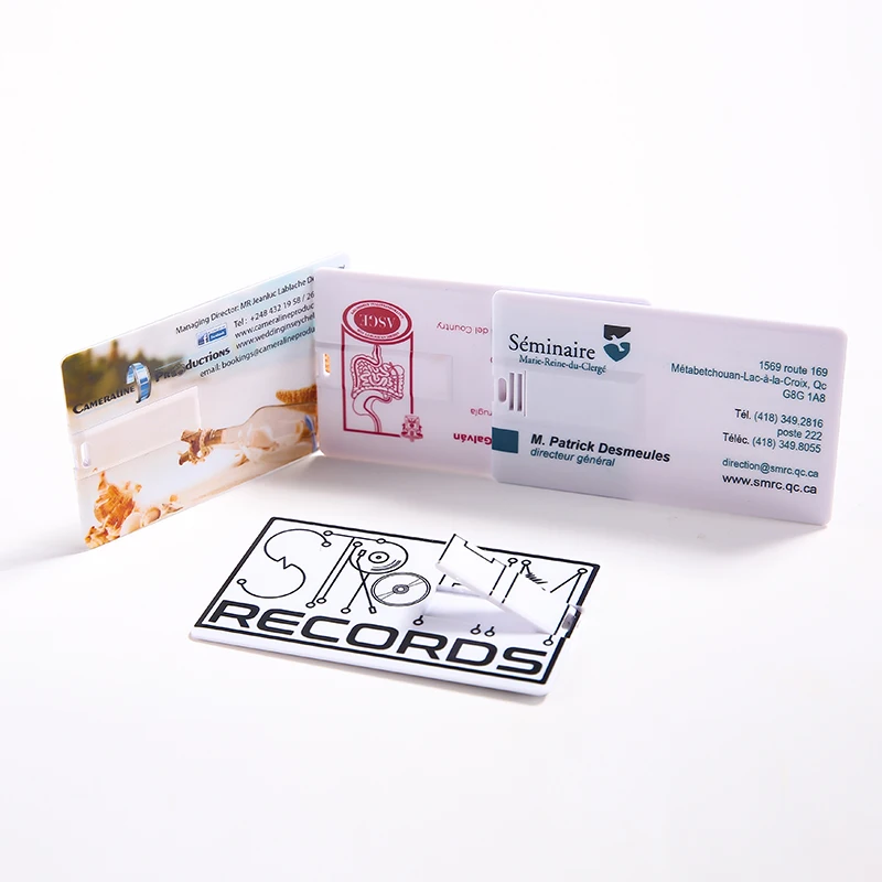 High Quality USB Flash Drive 16GB 32GB Memory Stick Pen Drive 64GB 16GB 4GB Memoria U Disk Credit Card Business Gift