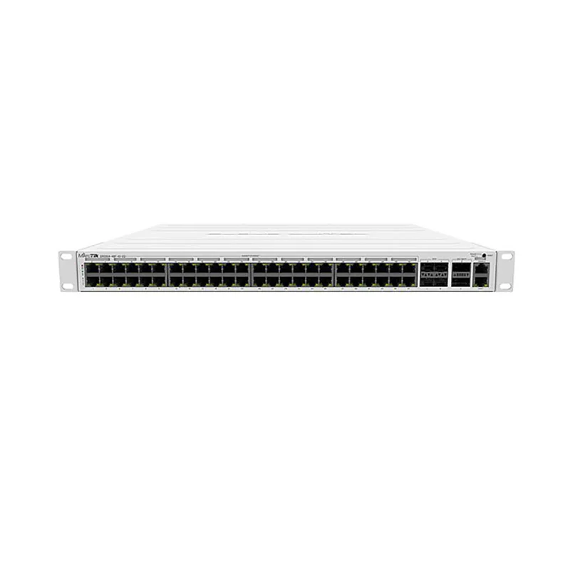 Mikrotik CRS354- 48P- 4S+ 2Q+RM 48 Gigabit POE enterprise-level switches Four  SPF+