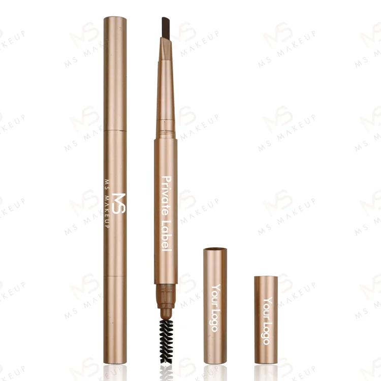 6 Colors  Gold Tube Eyebrow Pencil