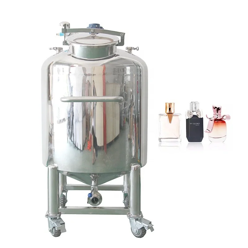 stainless steel perfume mixer machine with pneumatic mixer