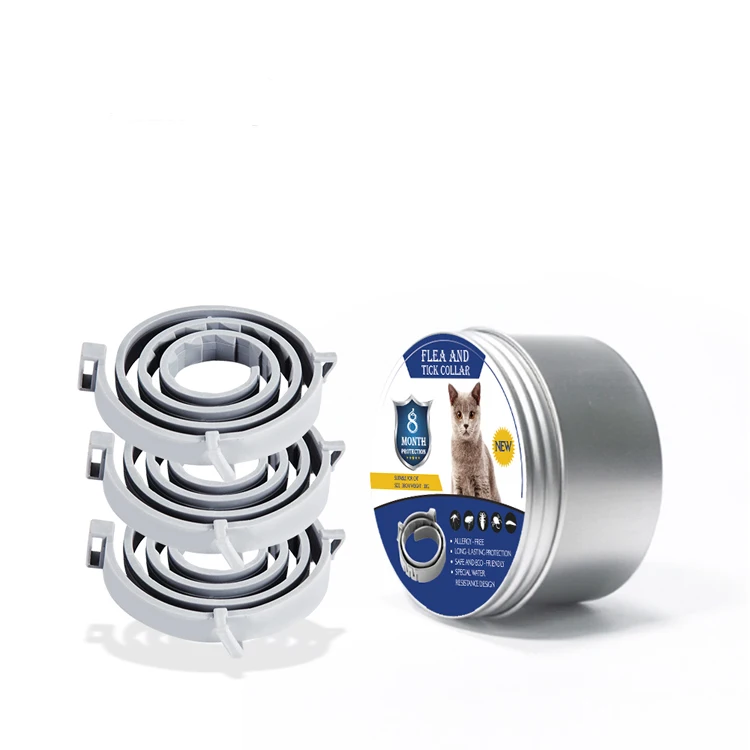 3Pk  Adjustable Reduce Pet Anxiety Calming Collar for Cats and Dogs