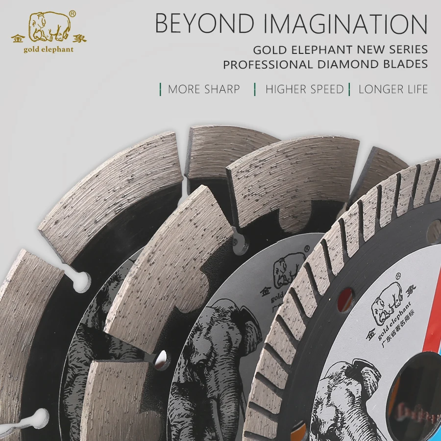 
Gold Elephant Industrial-line diamond saw blade for sintered stone and ceramic 