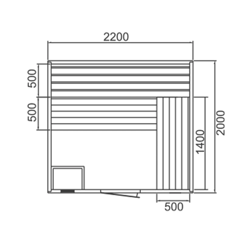 Popular sauna room and steam sauna roomlow price and high quality
