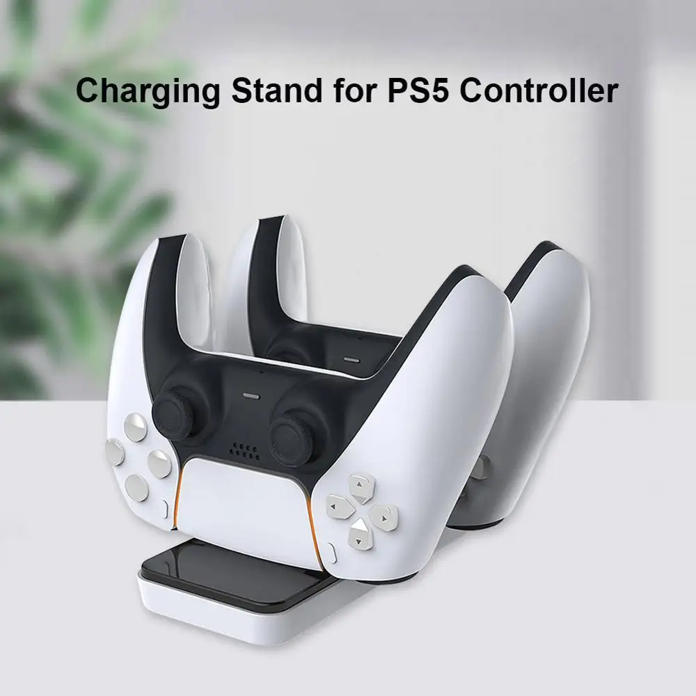 Portable Wireless Game Dual Controller Charging Dock Station Game Accessories Controller Charger For SONY for Playstation 5