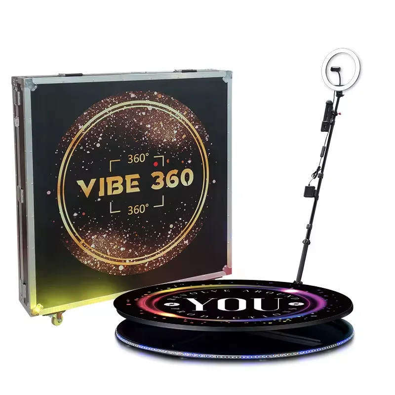 Portable Selfie 360 Degree Platform Spinner Business Photobooth 2022 115 360 Photo Booth Yiwu
