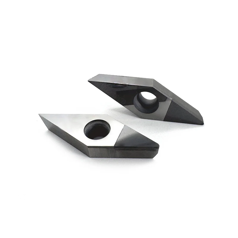 VCMT 160402 04 08 PCD diamond turning inserts for rough machining of silicon carbide, carbon fiber, etc.