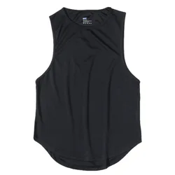 Custom  Bulk Blank Cotton Plus Size Sleeveless Unisex Round Neck Plain High Quality Oversized Fitted  Tshirts