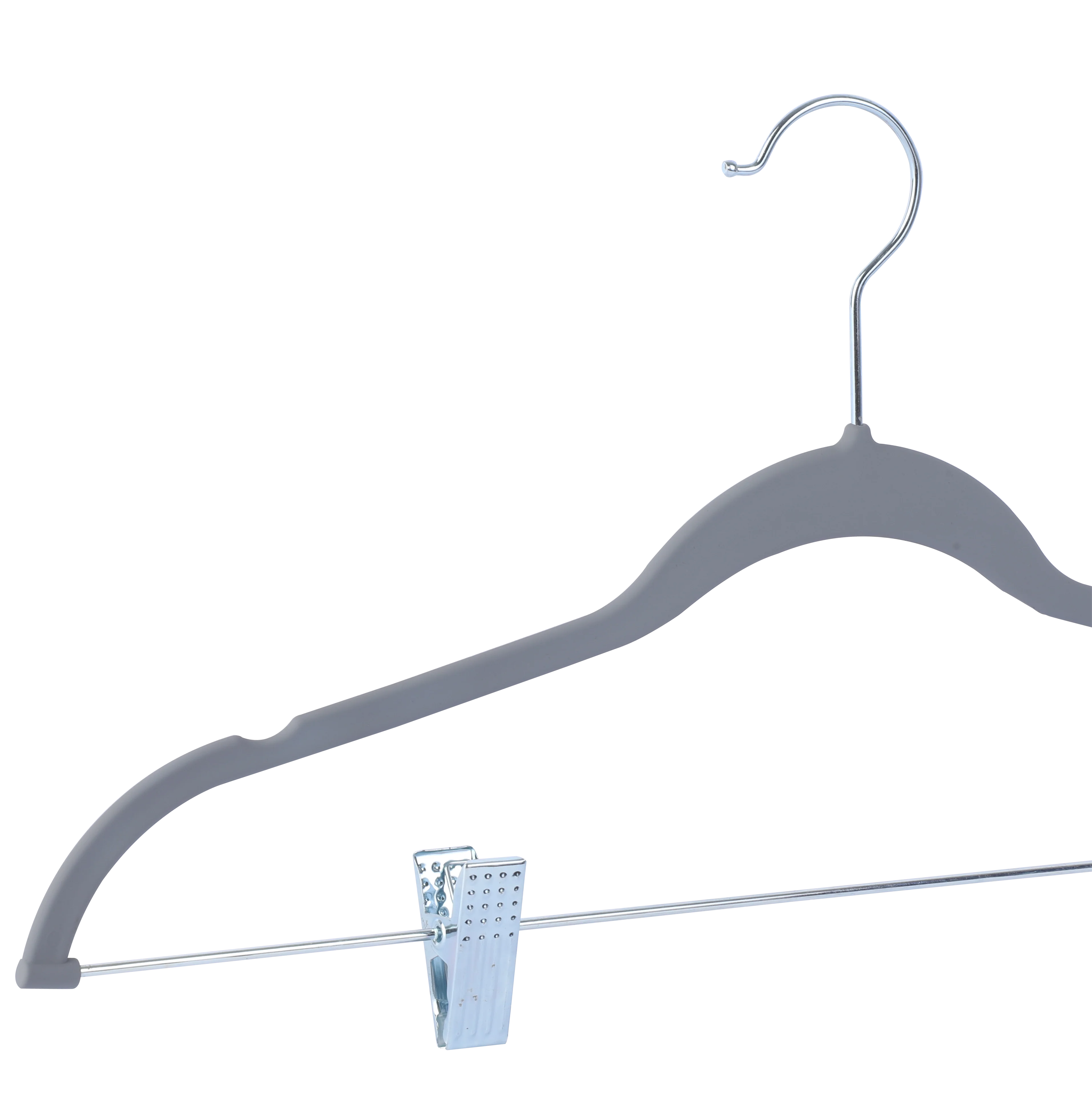 Rubber Plastic Rubber Coat Hangers For Children Non-slip Hook Clothes Hanger