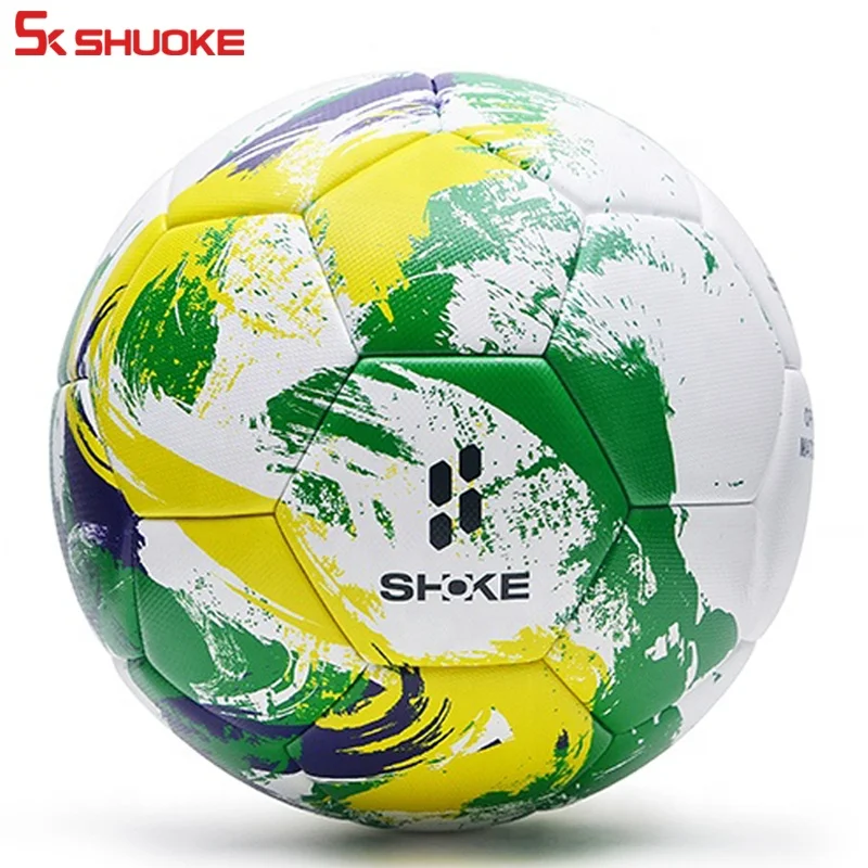 Best Quality Personalized Rubber Bladder Solid Color standard soccer ball