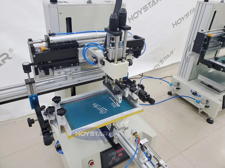 Настольная цилиндрическая машина для нанесения Шелкового экрана на маленькие бутылки