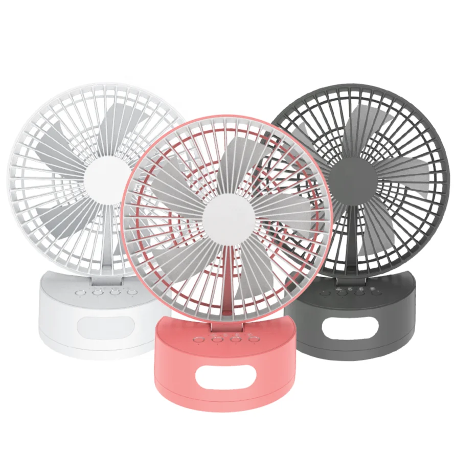 2023 новый дизайн 180 градусов автоматический осилляционный портативный маленький стоячий USB Настольный вентилятор