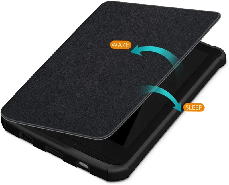Custom Flip Cover Case for Pocketbook 606/616/627/628/632/632 Plus/632 Aqua/633/Colour/Touch Lux 4/Touch Lux 5 etc Ebook Readers