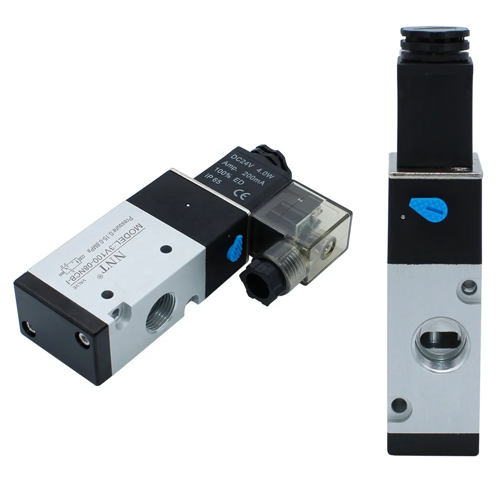NNT Wholesale Two Positions Air Directional M5/ 1/8 Control Pneumatic Solenoid Valves