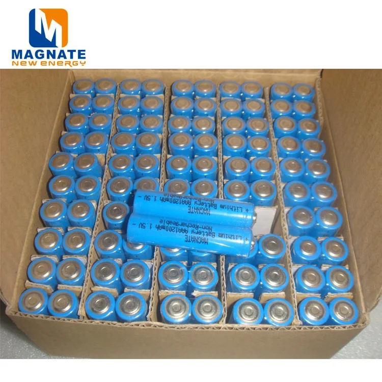 Литиевая батарея с клеммами или контактами ICR14650