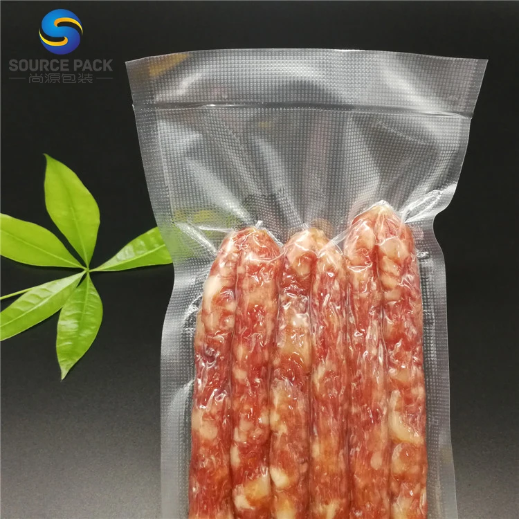 Retort 3 Side Freezer Sealer Vaccum PE Transparent Clear Storage Packing Printed Pouch Custom Packaging Plastic Vacuum Bag Food