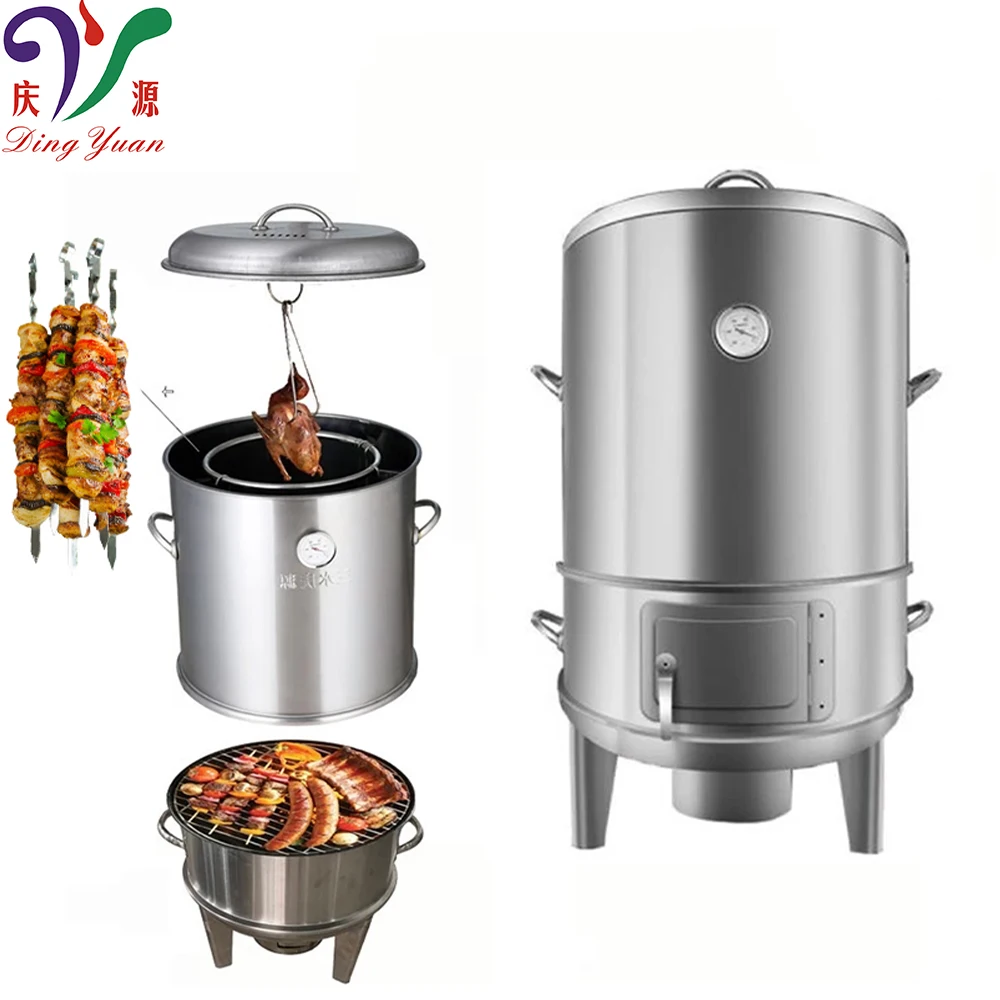 Stainless steel charcoal bbq grill duck roaster oven for restaurant kitchen