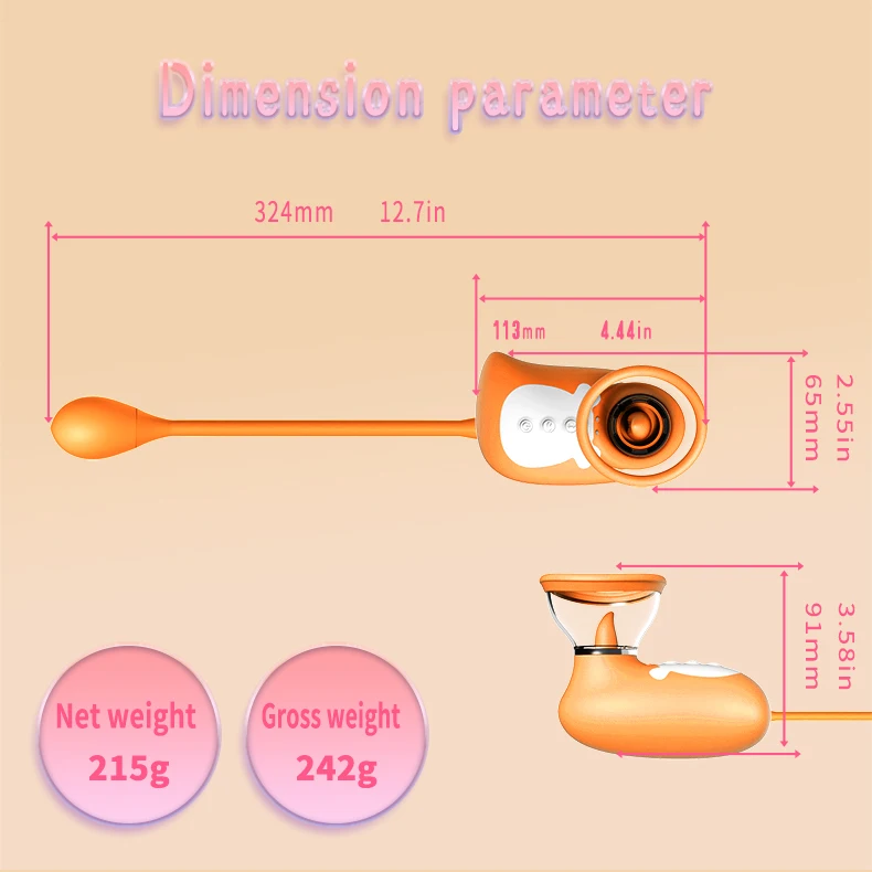 New adult sex toy sucking telescopic vibrator masturbator chest massager clitoral vibrator