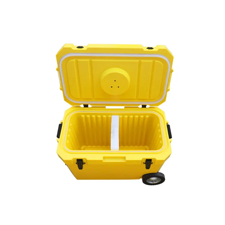 80L Vacuum Stocking Tool Box Ice Chest Cooler Wheels For Medicine Storage