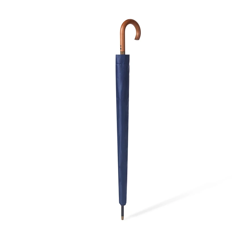 Custom logo printing personalised golf umbrella black uv coating sun protect golf umbrella with wooden handle