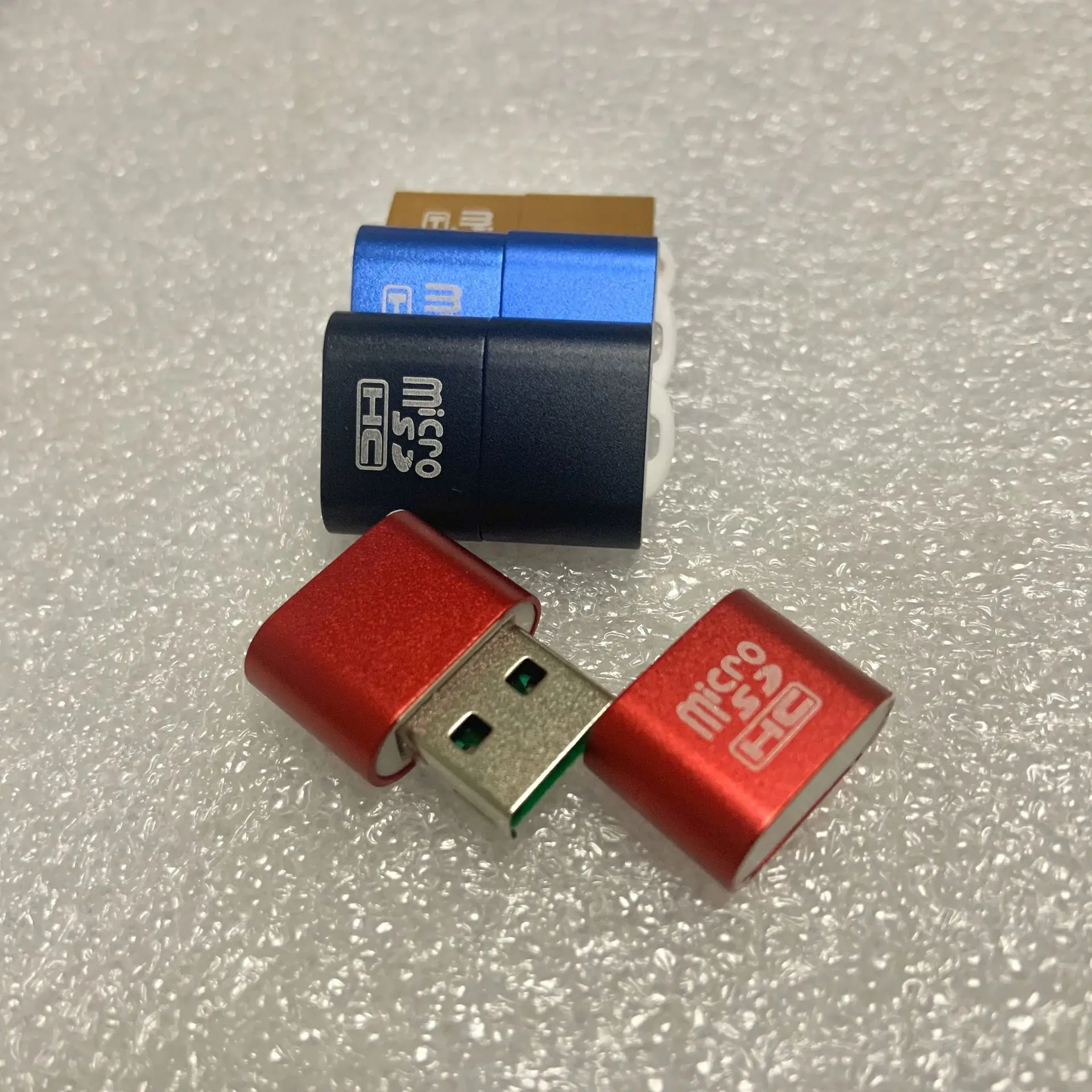 Новинка TF Встроенный кардридер из алюминиевого сплава MicroSD для мобильных телефонов заводское устройство чтения карт