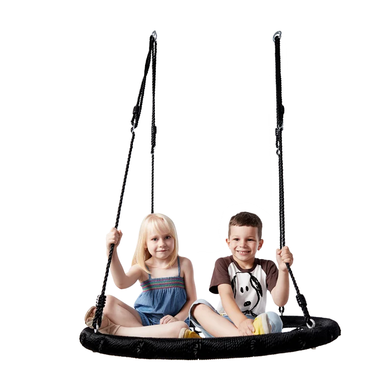 
High quality 2020 new arrival garden baby outdoor 100cm web easily assemble spider bird nest swing net swing 