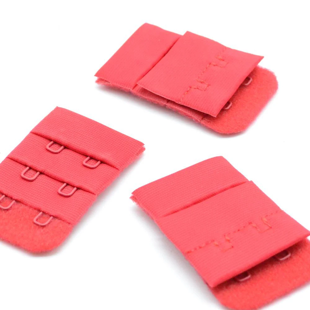 Mingshang Factory Supply High Quality Bra Accessory Hook And Eye Tape 3 Rows And 2 Hooks 3x2 bra hook