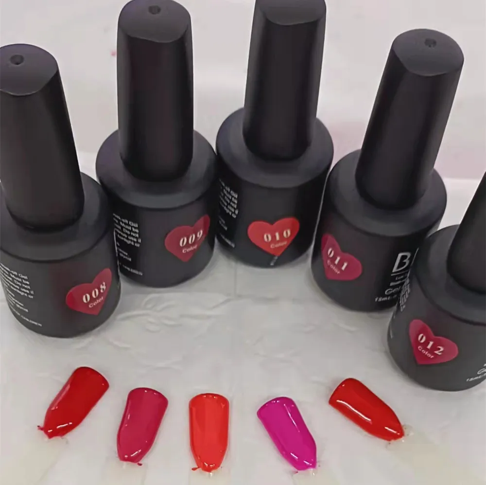 BIN Nails 2023 60 Colors Three Step Gel Healthy Color Gel Nail Polish 15 ml UV Gel Free Samples