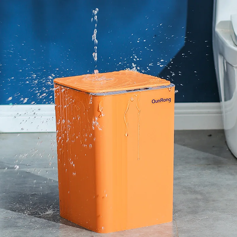 Custom Touchless Garbage Bin ABS Intelligent Induction Electrical Smart Trash Can Automatic