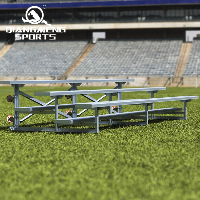 3 Rows of Grandstand Seats Are Portable Aluminum Alloy Indoor Bleacher Stadium with Low Rise