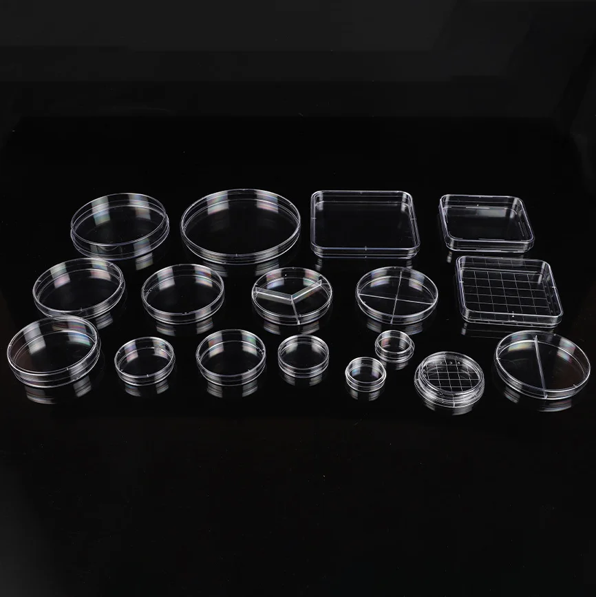 Cell Culture Plastic Petri Dish Agar Plate Sterile Petridish