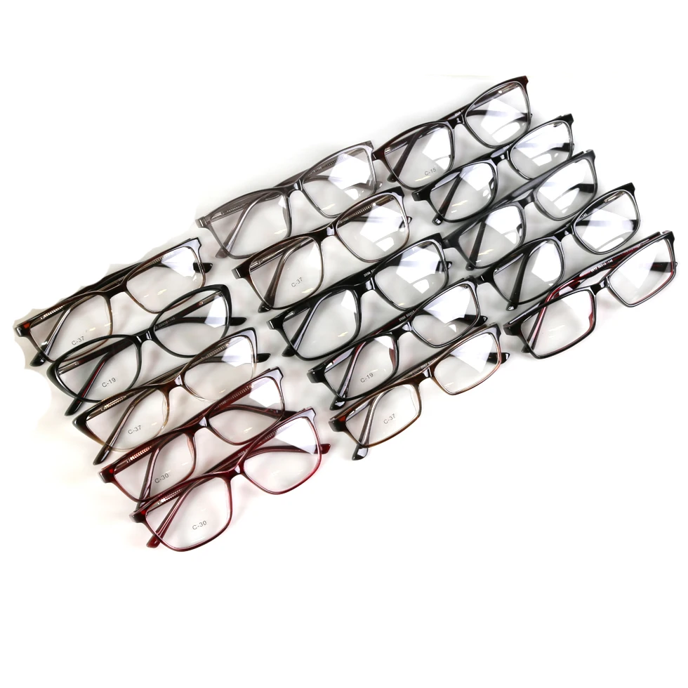2021 Ready To Ship Goods Stock Wholesale CP material 2022 Eyeglasses Eyewear Frames Optical Unisex Retro Square Eye Glasses 2019