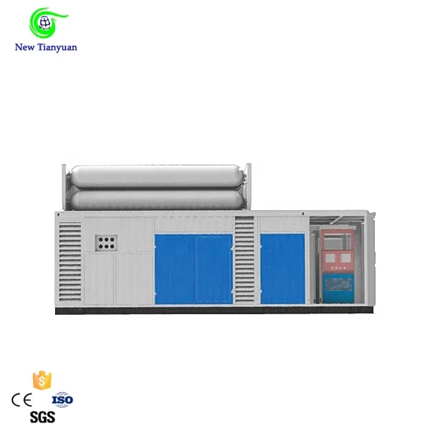 22000m3/day CNG Daughter Refueling Station Integrated High Efficient Gas Compressor