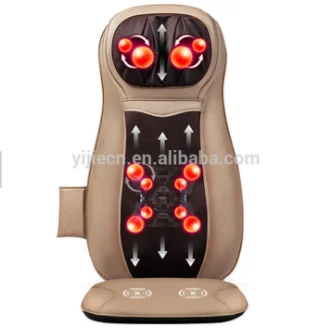 
Shiatsu & Kneading Neck & Back Massager with Heat Rolling Vibration Massage Chair pad 