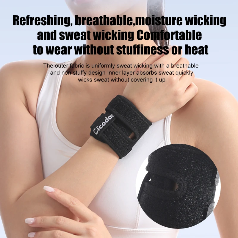 Sports Fitness Safety Wrist Guard Breathable Thin Basketball Wrap with Pressure Weightlifting for Gym & Training