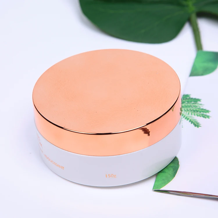 Matte Empty plastic body face cream jar, night cream jar