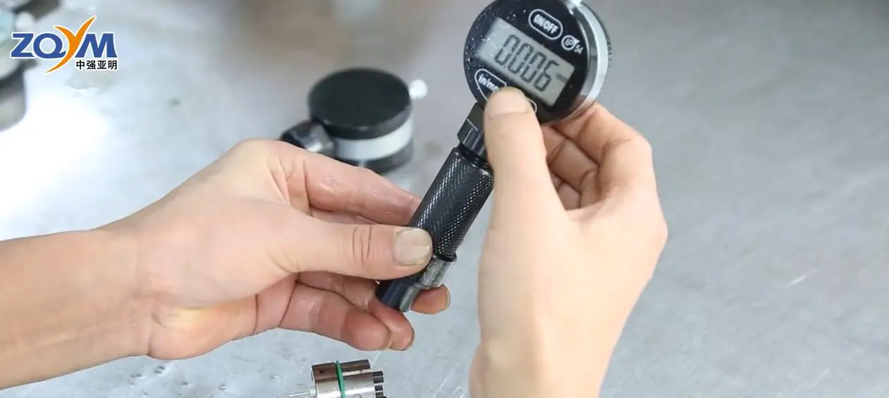 ZQYM common rail injector valve assembly stroke measuring tool 2 pin injector tools for VOLVO injector