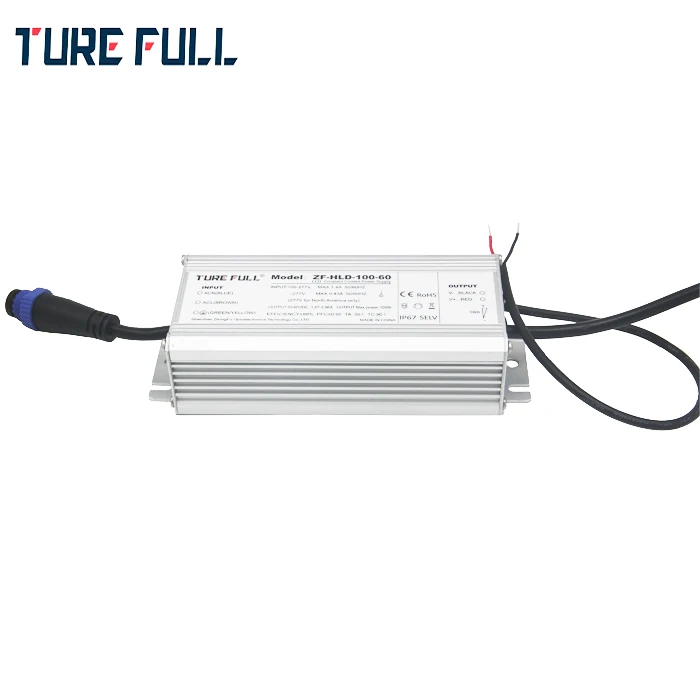 Isolated constant current led driver 100watt 1800ma  led grow light IP67 with 0-10Vdimmable PWM dimmable