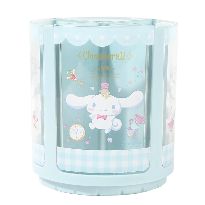 DHF530 Creative Pen Holder Sanrioed Cinnamoroll Kuromi Cartoon Pencil Holder Cute Metal Pen Holder Grid Gift Hot Fashion