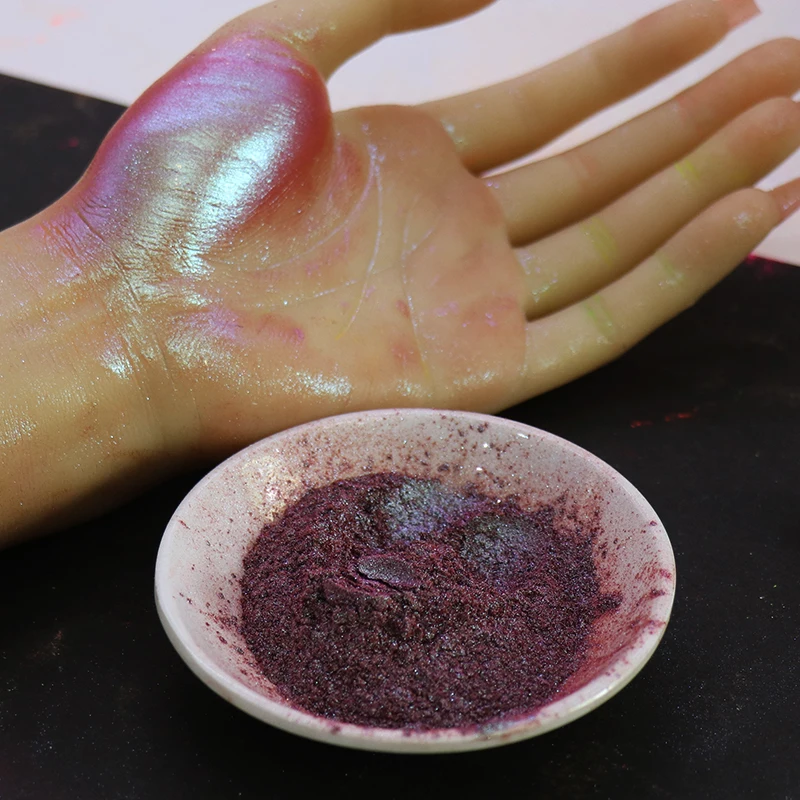 Wholesale Cosmetics Chameleon Pigment Color Shift Mica Powder Chameleon Pigment Powder