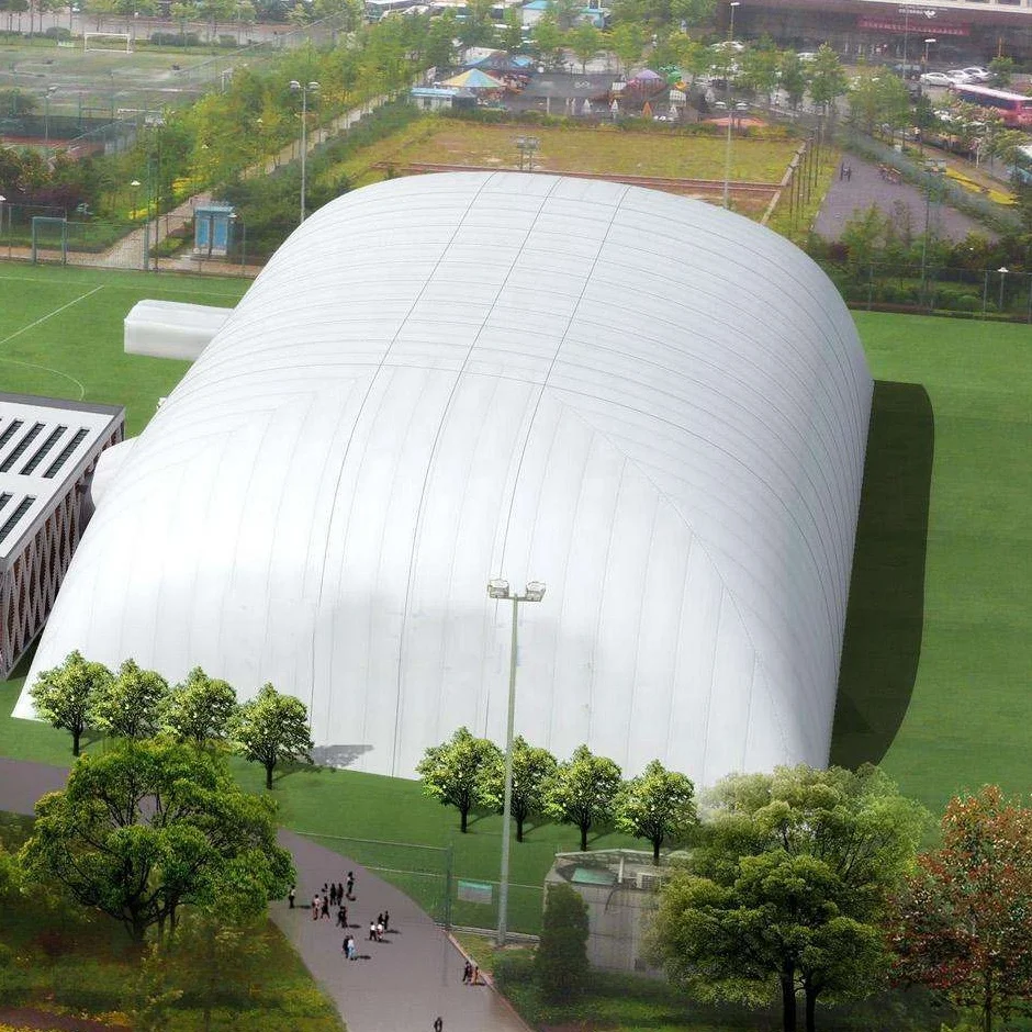 ptfe architectural membrane for airport stadiumcover high tensile construction top film