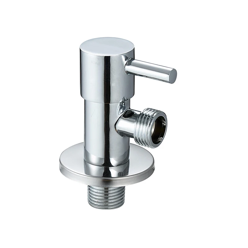 2023 Hot Sale Brass + Ceramic Toilet Kitchen Bathroom Accessories Triangle Angle Valve