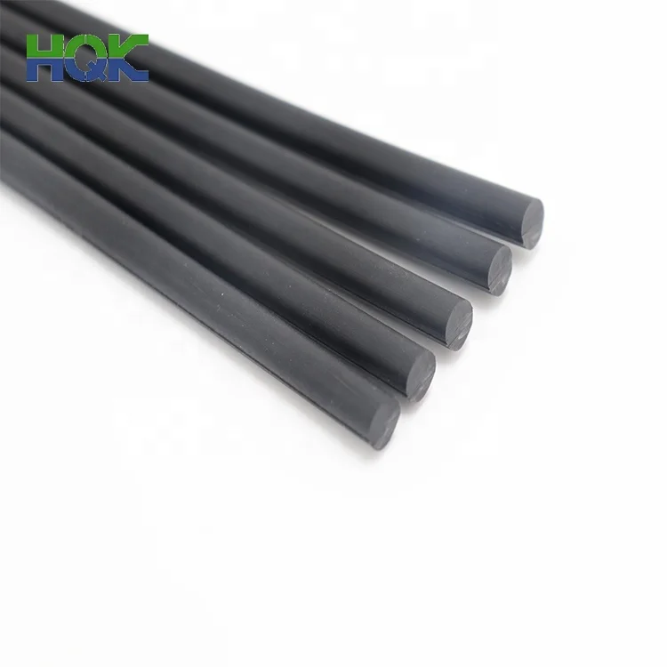 Round blackdurable nbr epdm rubber seal strip profile cords
