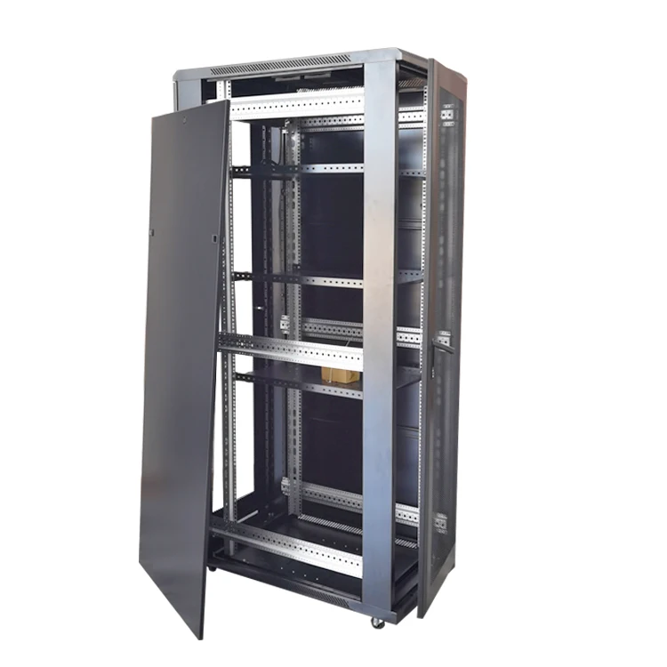 19 inch high quality steel frame mesh door network assembly rack 42U cabinet